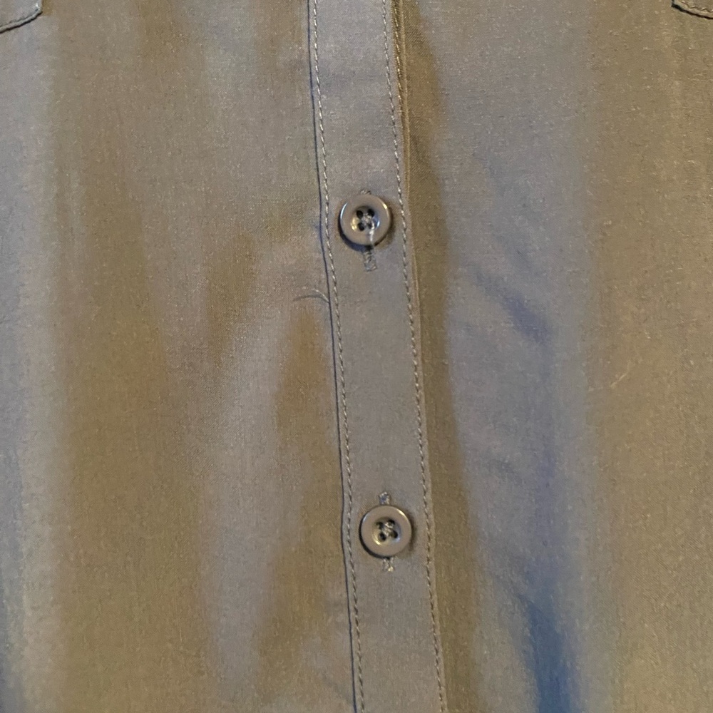 NWT Torrid Harper Dolman Blouse | Size 2X (18/20) Deep Gray Button Front - Picture 5 of 6